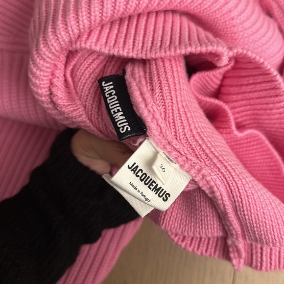 Jacquemus La Maille Risoul cropped wool sweater Size Small - Picture 8 of 8